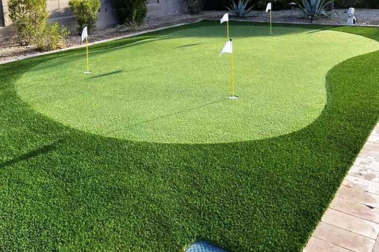 putting green de patio trasero coste