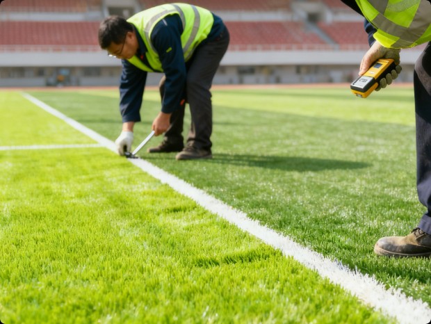 install 40mm artificial grass