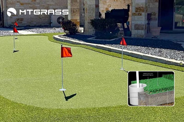 sistema di putting green sintetici