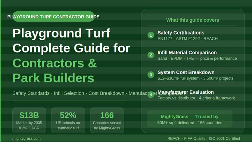 playground turf complete guide for contractors and park builders