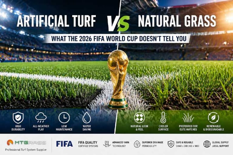 artificial turf vs natural grass for soccer fields