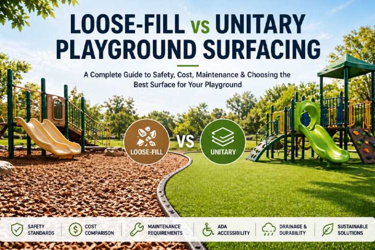types of playground surfacing