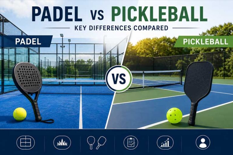 difference between padel and pickleball