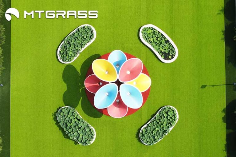 kunstgras voor het park