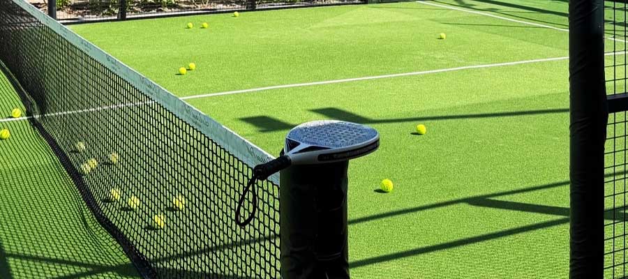 outdoor padel court