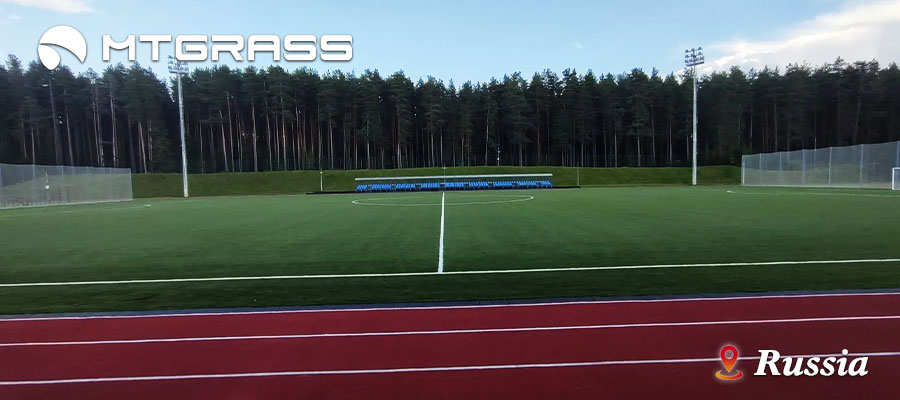 artificial football turf in russian