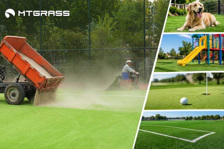 how much infill for turf